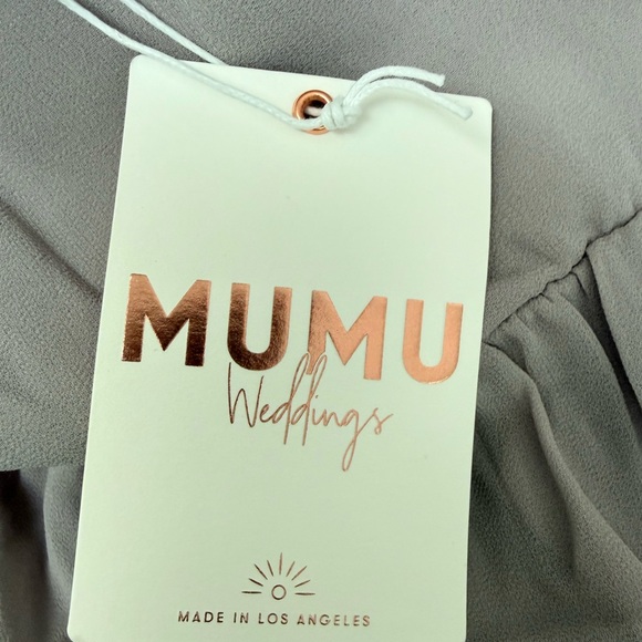 Show Me Your MuMu June Maxi Dress Dove Gray Light - Picture 10 of 11